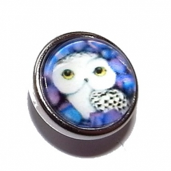 Bouton pression "hibou masqué" taille P