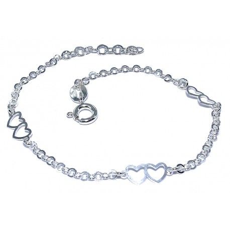 Bracelet argent 1,5g 16+2,5cm