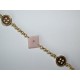 Bracelet plaqué or 3µ résine 18,5cm