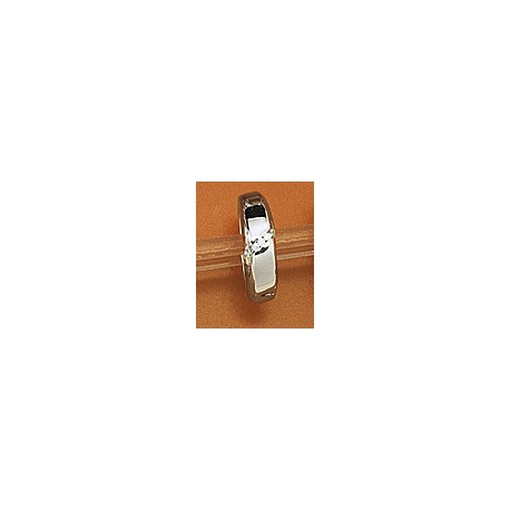Bague argent 3,6g rhodiée T 50 à 60 zircon