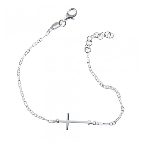 Bracelet argent 1,5g "croix"