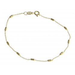 Bracelet en argent rhodié doré 1,1g - 17,5 cm