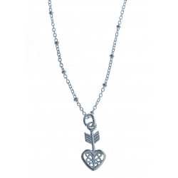 Collier en argent 2,9g "cur - 43+3 cm