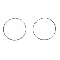 Créoles argent 0,9g  1x25 mm