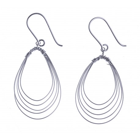 Boucles d'oreille en argent 1,7g