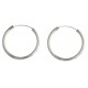 Créoles argent 6,8g  4x35 mm