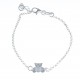 Bracelet argent 2,6g "1 nounours" - 16+3cm