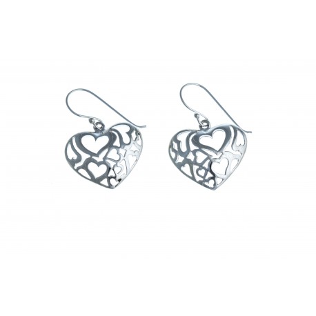 Boucles d'oreille argent 3,3g "cur"