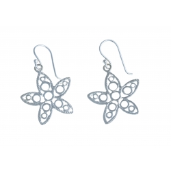 Boucles d'oreille argent "étoile" 3,4g