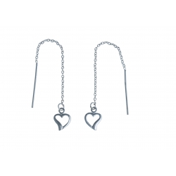 Boucles d'oreille argent 0,9g - 5cm