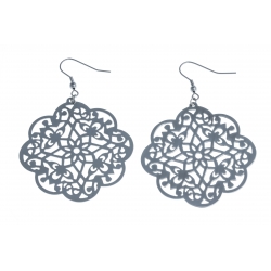 Boucles d'oreille acier