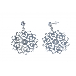 Boucles d'oreille acier