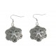 Boucles d'oreille acier