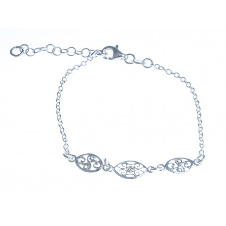 Bracelet argent 2,3g - 17+3cm