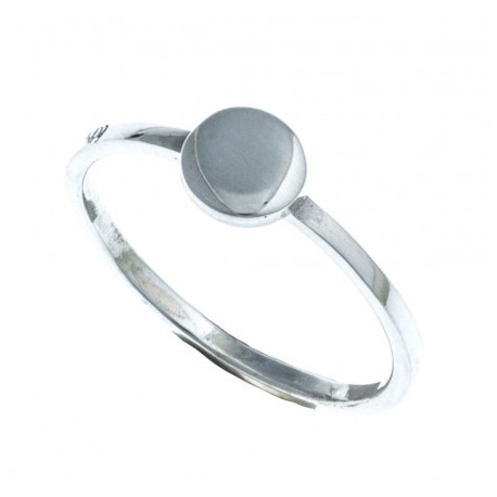 Bague argent 1,4g - T 50 à 60