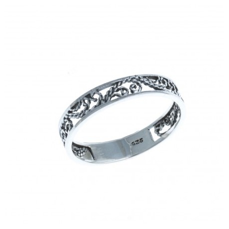 Bague argent 1,2g - T 50 à 60