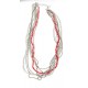 Collier fantaisie multi-rangs - 44+6 cm