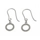 Boucles d'oreille argent rhodié 1,5g