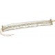 Bracelet fantaisie multi-rangs - 15,5+6 cm