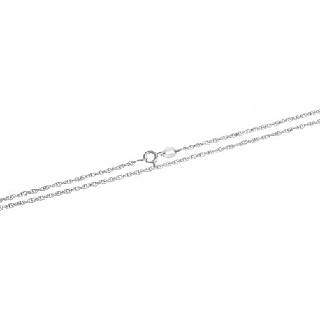 Chaine argent rhodié 2,8g - 55 cm