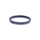 Anneau interne SCREW - céramique noire facettée - 2,5 mm – Taille 55 à 65
