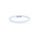 Anneau interne SCREW - céramique blanche - 2,5 mm - Taille 55 à 65