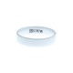 Anneau interne SCREW - céramique blanche - 5 mm  Homme/Femme - Taille 57 à 73