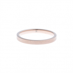 Anneau interne SCREW - acier rosé - finition mate - 2,5 mm - Taille 55 à 65