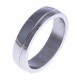 Bague acier homme - 5mm - T 56 à 70