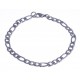 Bracelet acier  - "figaro" - 5mm - 22cm