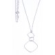 Collier argent rhodié 2,1g - 42+3cm