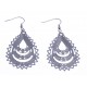 Boucles d'oreille acier