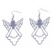 Boucles d'oreille acier