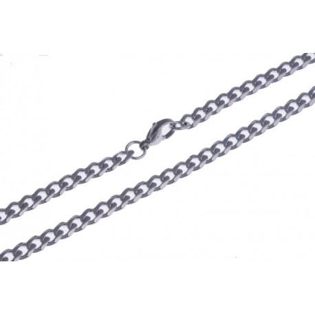 Collier acier - 5mm - 55cm