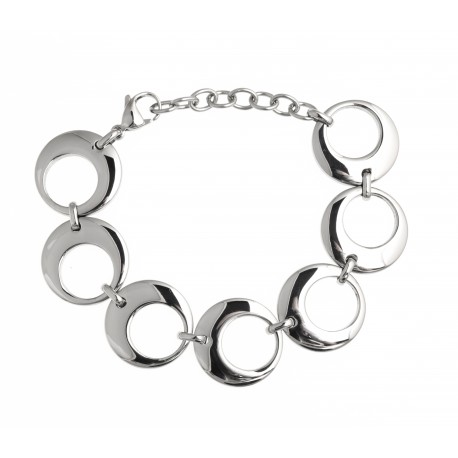 Bracelet acier  - 17+4cm