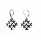 Boucles d'oreille acier