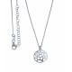 Collier argent rhodié 3,8g - rond- 40+5cm