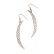 Boucles d'oreille  acier rosé