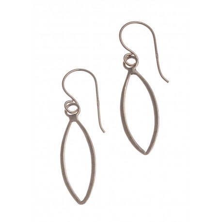 Boucles d'oreille argent rhodié rosé 1,1g