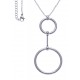 Collier acier 2 ronds - diam. Int. 15 et 25 mm - 40+10cm