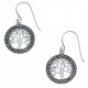 Boucles d'oreille argent rhodié 3,5g - arbre de vie - 1,5cm