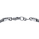 Bracelet acier - 2 câbles acier  - 19,5+1,5cm - réglable