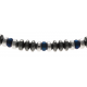 Bracelet acier 3 tons - hématite - 19+4cm