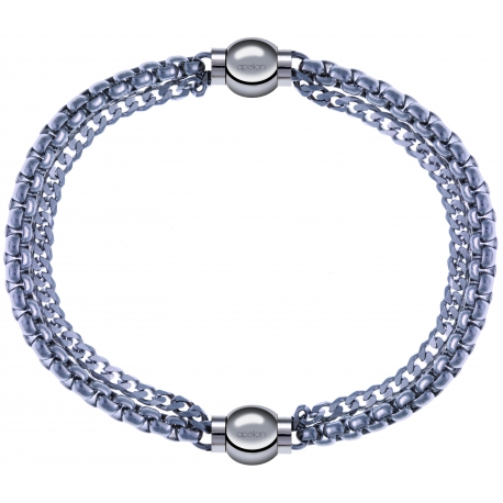 Apollon - Collection MiX - bracelet combinable chaines - 10,25cm + chaines - 10,25cm
