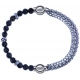 Apollon - Collection MiX - bracelet combinable labradorite 6mm - 10cm + chaines - 10,25cm
