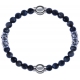 Apollon - Collection MiX - bracelet combinable sodalite 6mm - 10cm + sodalite 6mm - 10cm