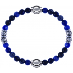 Apollon - Collection MiX - bracelet combinable labradorite 6mm - 10cm + labradorite 6mm - 10cm
