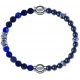 Apollon - Collection MiX - bracelet combinable labradorite 6mm - 10cm + hématite 6mm - 10cm