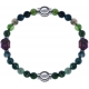 Apollon - Collection MiX - bracelet combinable agate verte 6mm - Bouddha - 10cm + agate verte 6mm - Bouddha - 10cm