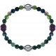 Apollon - Collection MiX - bracelet combinable agate verte 6mm - Bouddha - 10cm + agate verte 6mm - Bouddha - 10cm